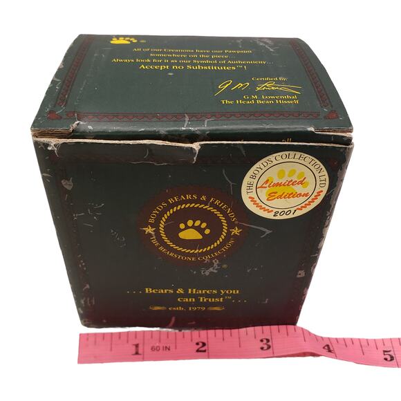 Limited Edition Boyds Bears Mr. Bayberry 2001 Wishes Christmas Santa Ornament - Picture 16 of 16